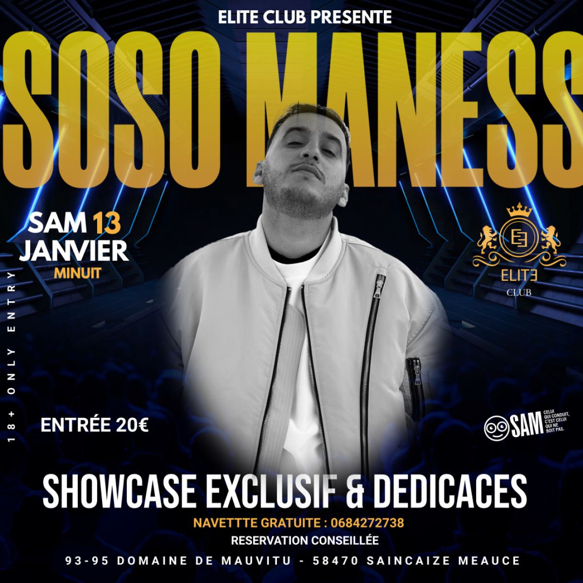 Soso Maness à l'EliteClub