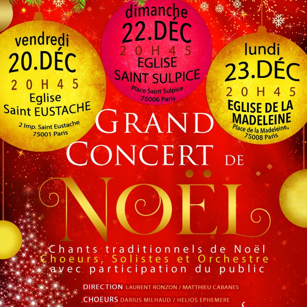Grand Concert de Chants Traditionnels de Noël