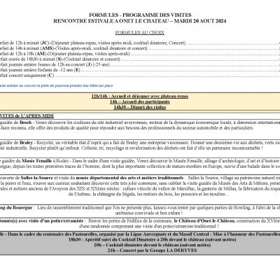 Rencontre estivale à Onet-le-Château