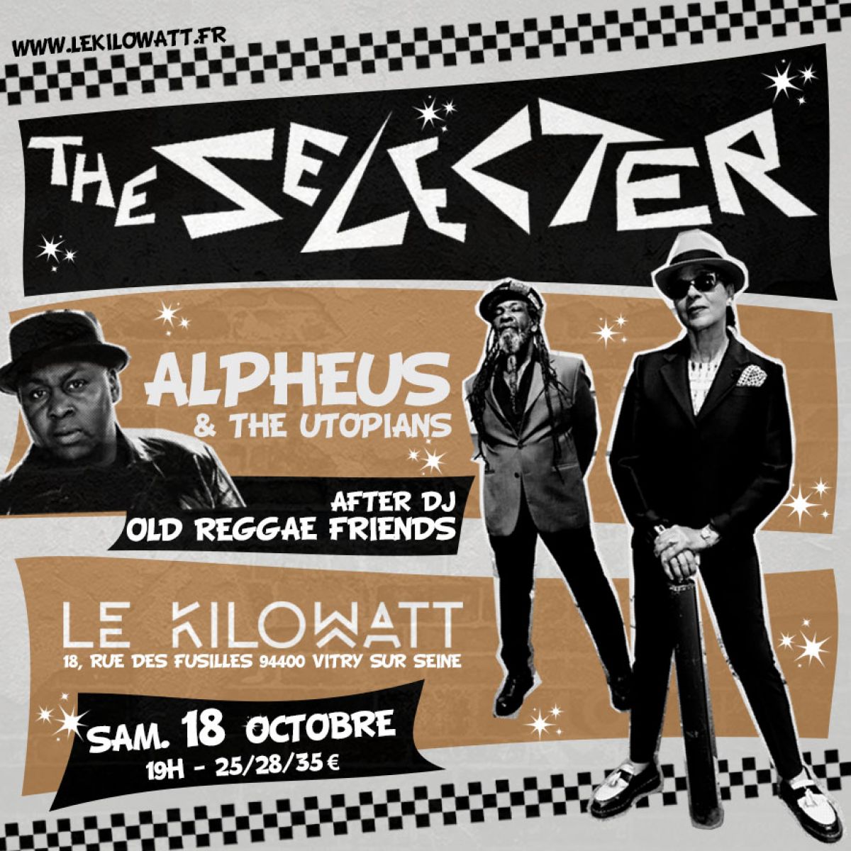 THE SELECTER + ALPHEUS + OLD REGGAE FRIENDS