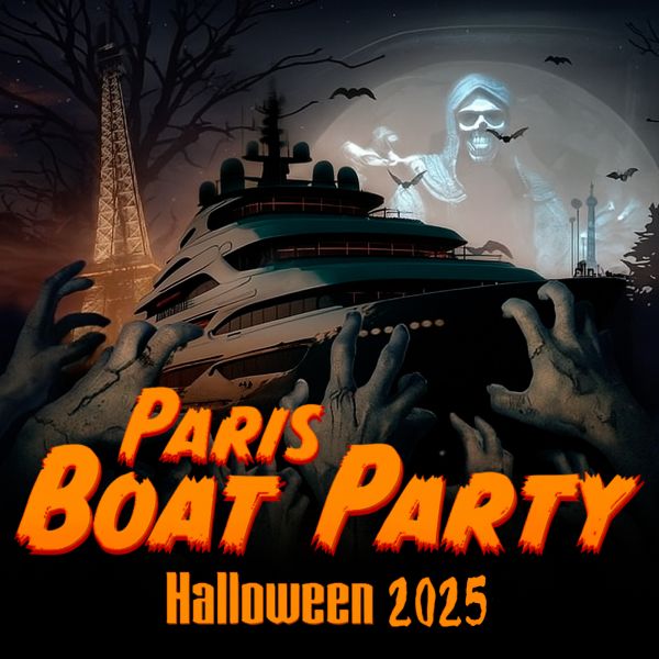 CRAZY BOAT HALLOWEEN PARTY SUR LA SEINE PENICHE NOTRE DAME