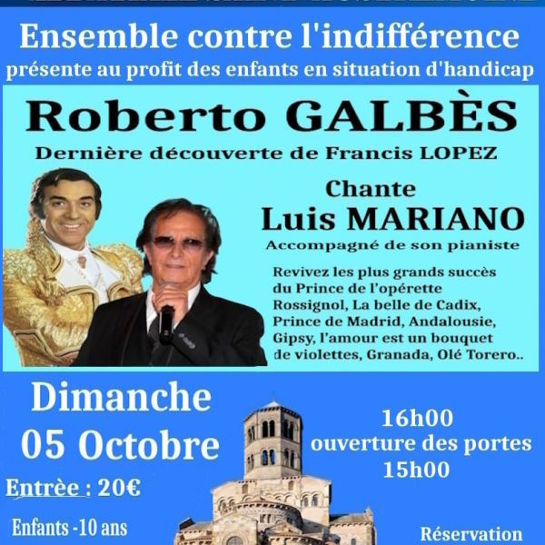 Roberto Galbès chante Luis Mariano