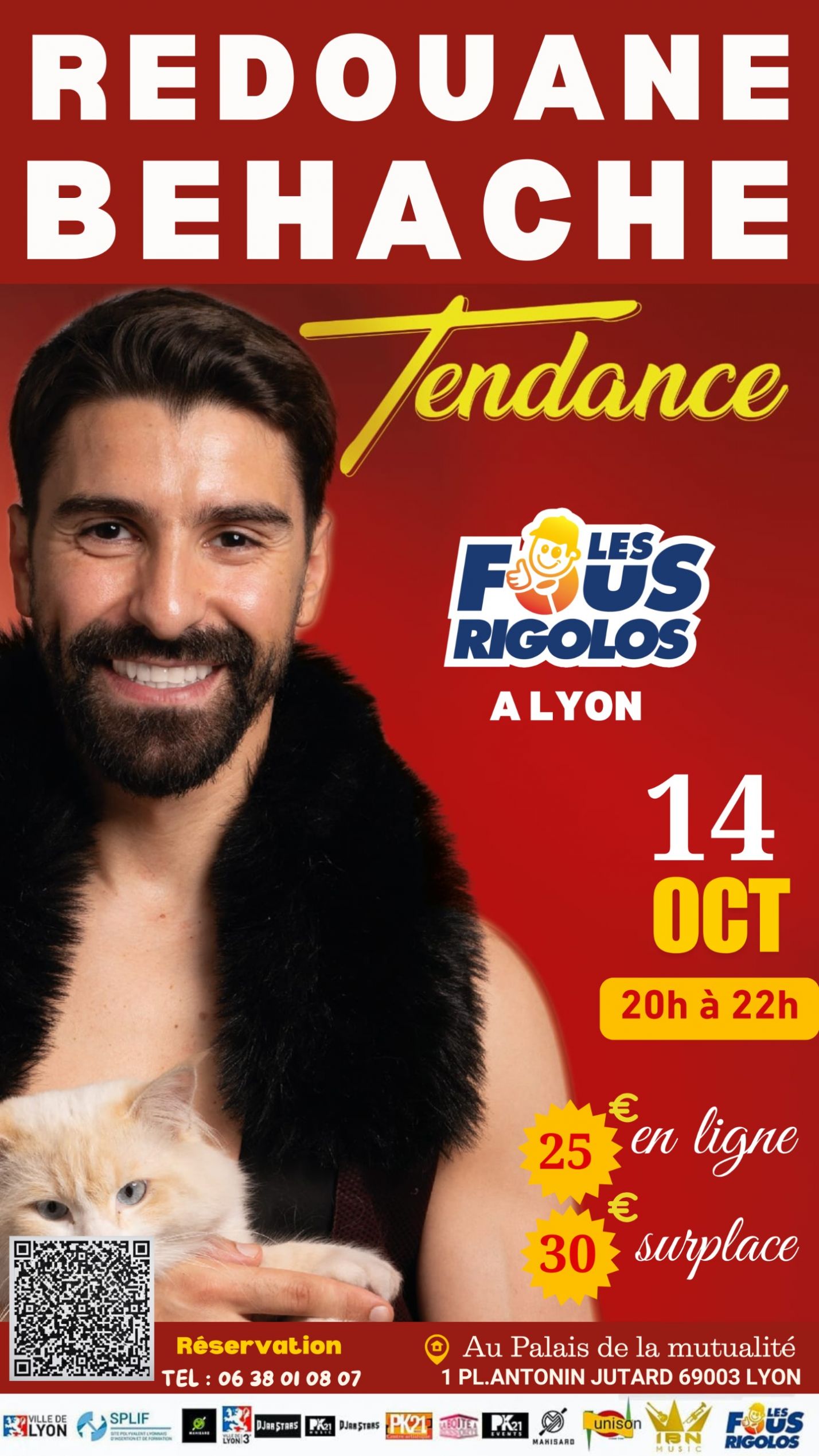 REDOUANE BEHACHE A LYON (LES FOUS RIGOLOS)