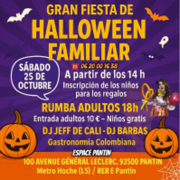 FIESTA DE HALLOWEEN FAMILIAR