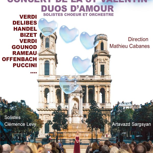Concert de la St Valentin - Les duos d’Amour - Orchestre Helios