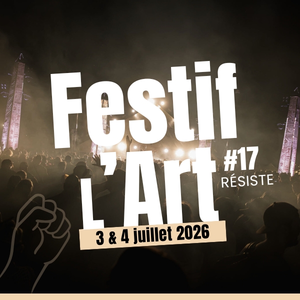 Festif l’Art #17 – 3 & 4 juillet 2026 à Poincy (77)