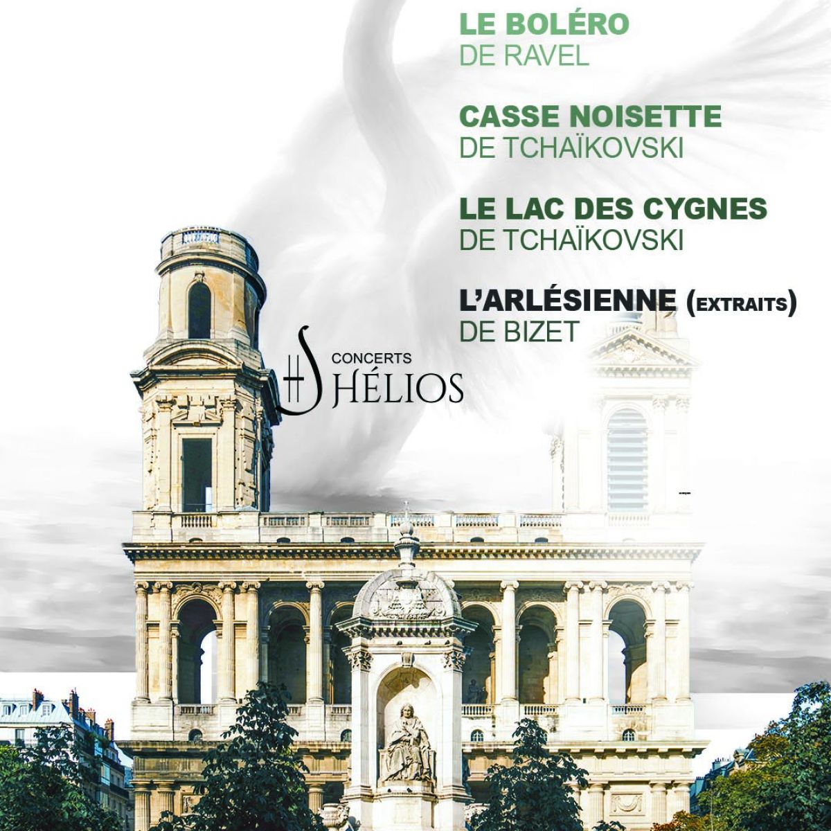 Boléro de Ravel / Casse Noisette / Le Lac des Cygnes / L’Arlésienne de Bizet (extraits)