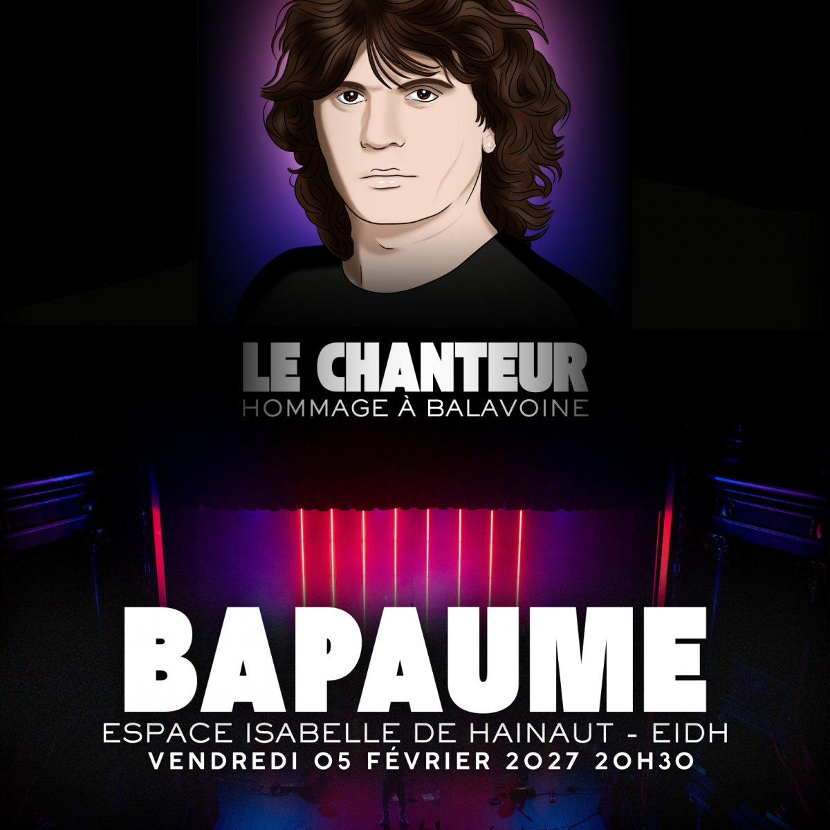 Le chanteur hommage à balavoine