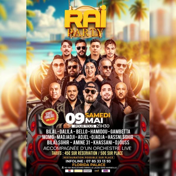 RAI PARTY SAMEDI 09 MAI 2026 A 21H30