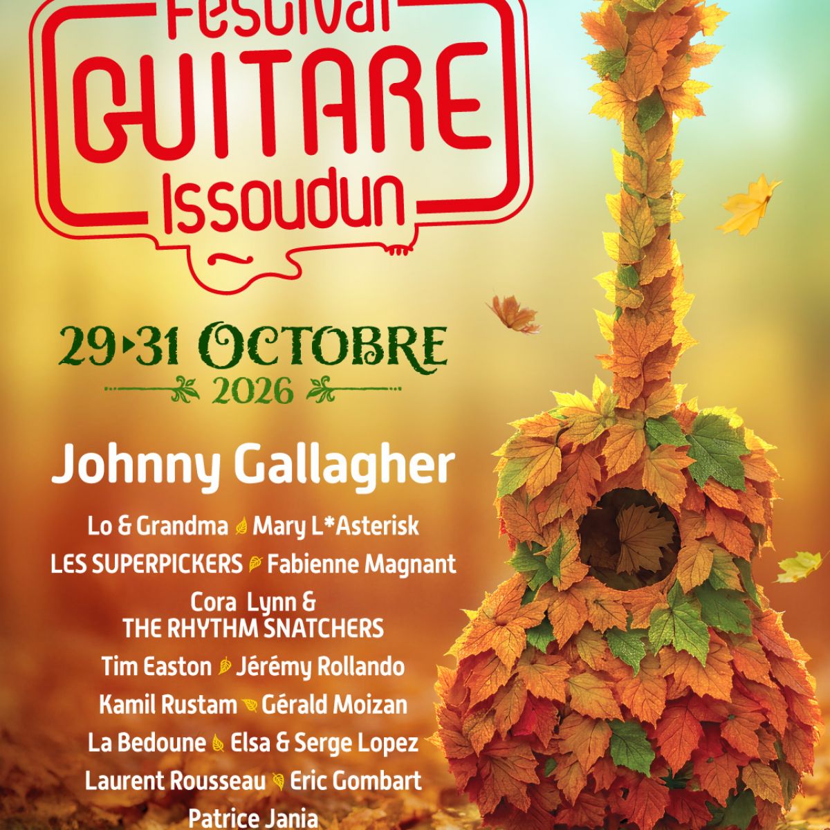 FESIVAL GUITARE ISSOUDUN - LA BEDOUNE - JOHNNY GALLAGHER