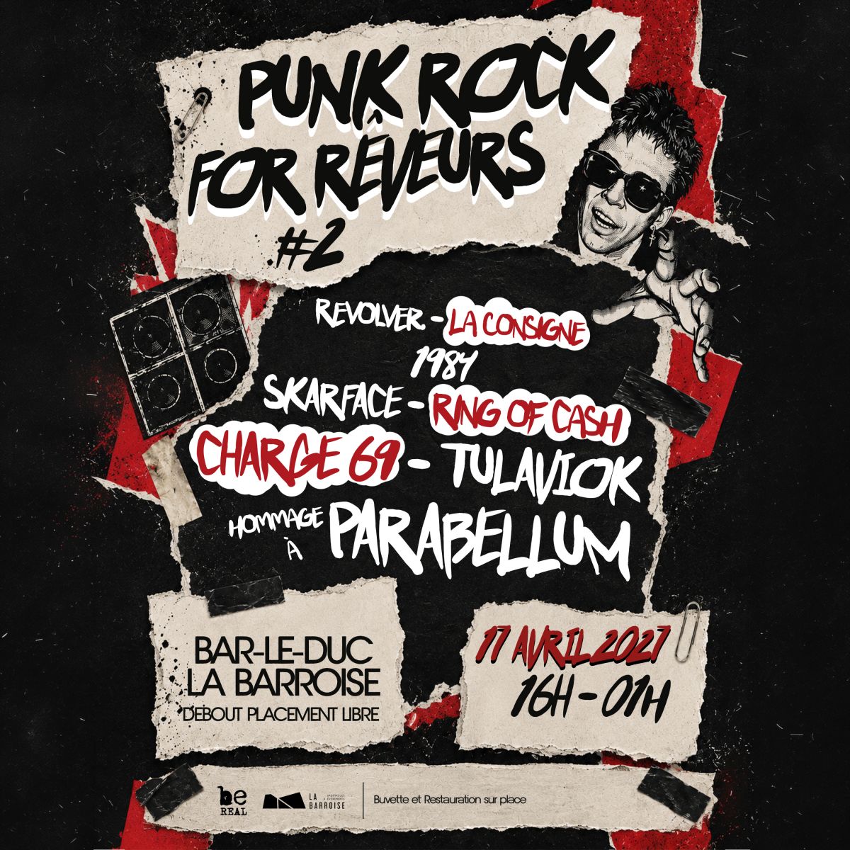 PUNK ROCK FOR RÊVEURS #2 - Samedi 17 Avril 2027 - La Barroise - Bar-le-Duc