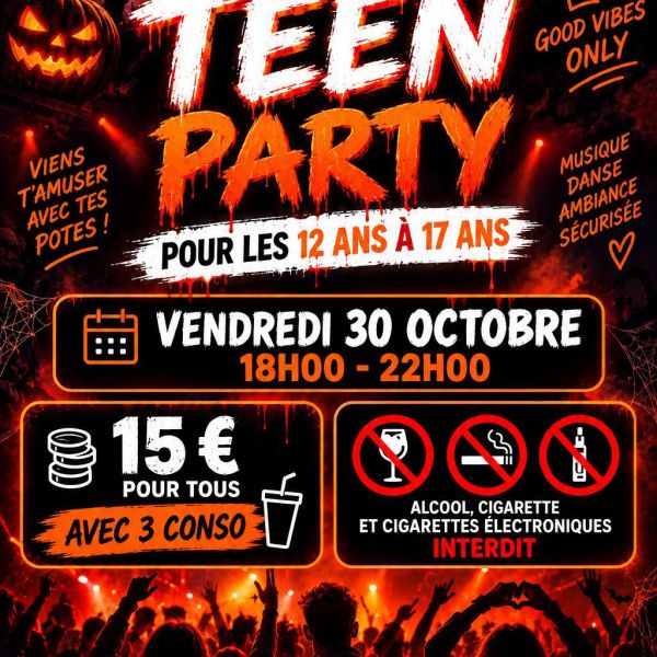 HALLOWEEN TEEN PARTU AU BUG.